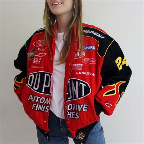 red racing car jacket outpoint jacket outfit women racing jacket outfit race jacket