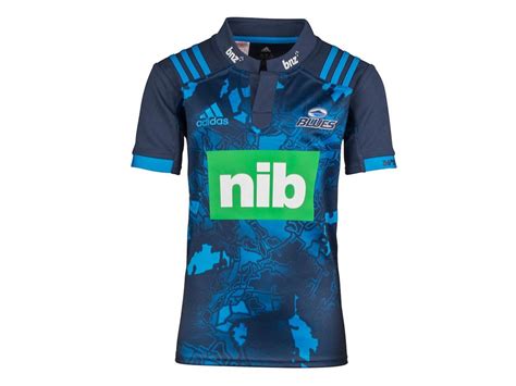 blues  adidas auckland blues super rugby shirt