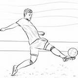 Werner Timo Coloring Soccer Pages Fifa Cup sketch template