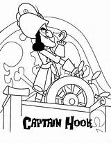 Coloring Captain Hook Pages Holding Wheel Kidsplaycolor Color Pirates Interesting Kids Getcolorings Getdrawings Jake Neverland sketch template