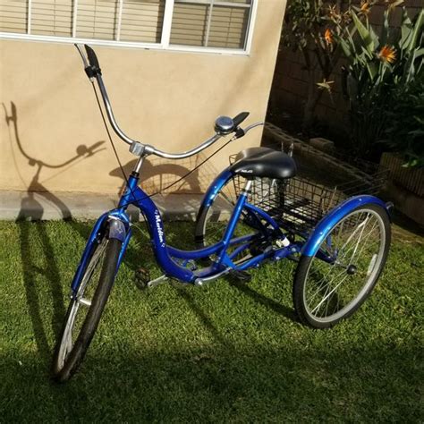 schwinn meridian adult tricycle blue  sale  city  industry ca offerup