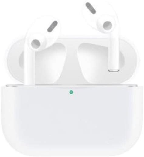 apple airpods pro siliconen case cover geschikt voor airpods pro kleur wit bolcom