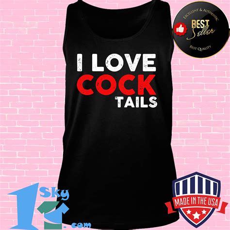 official i love cock tails shirt
