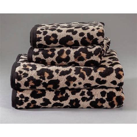 buy argos home leopard print  piece towel bale towels argos