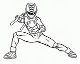 Power Coloring Pages Fury Rangers Jungle Ranger Popular sketch template