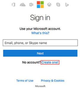 create hotmail account   sign