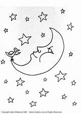 Maan Colorare Disegno Lune Mond Pintar Coloriage Lunas Malvorlage Laminas Ausdrucken Estrellas Ausmalbilder Volle Colorier Afbeelding Schoolplaten sketch template