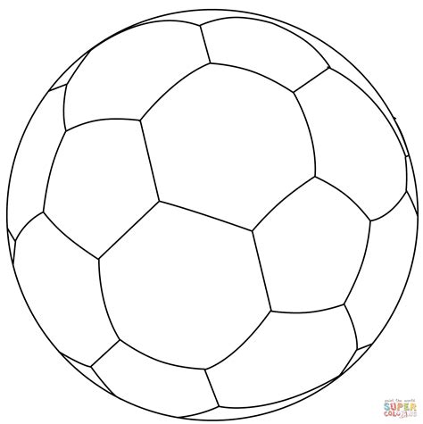 football ball super coloring football coloring pages soccer ball