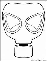 Mask Gas Coloring Fun Printable Pages sketch template