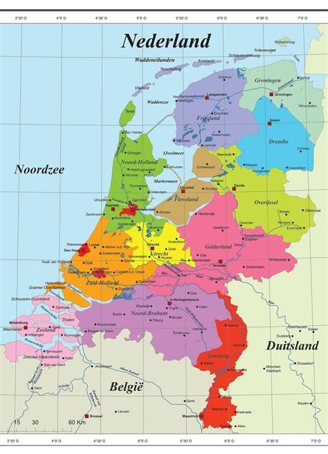 kaart nederlandse provincies dutch provinces nederland stedentrip geschiedenis