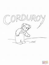 Corduroy Coloring Bear Pages Printables Clipart Button Printable Looking Clip Popular Library Clipground Coloringhome sketch template
