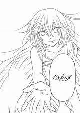 Lineart Lacie sketch template