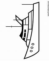 Boat Coloring Pages Cabin Motor Cruiser Clipart Diagram Coloringpages Library Comments sketch template
