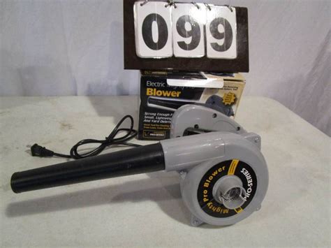 pro series electric mighty pro blower air compressors tools equipment august   bid