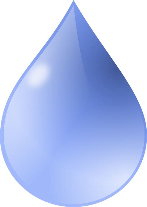 water drop clipart illustration