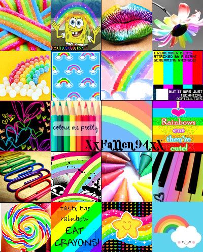 rainbow collage  xxfallenxx  deviantart