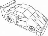 Bugatti Chiron F40 Ausmalbilder Getdrawings Albanysinsanity sketch template