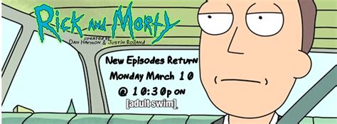 rick and morty announces return date on adult swim shows