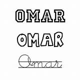 Omar Calendario Significa árabe Larga Trata sketch template