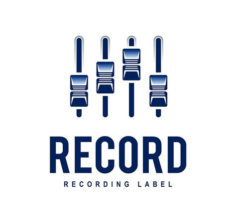 record logo  vector art  vecteezy