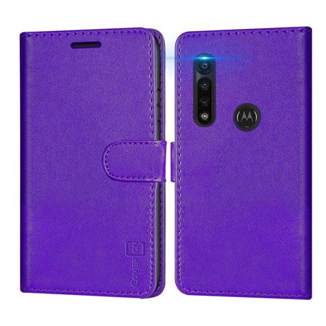 Coveron Motorola Moto G Power Wallet Case Rfid Blocking Vegan Leather