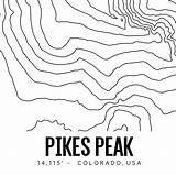 Pikes 16x20 sketch template