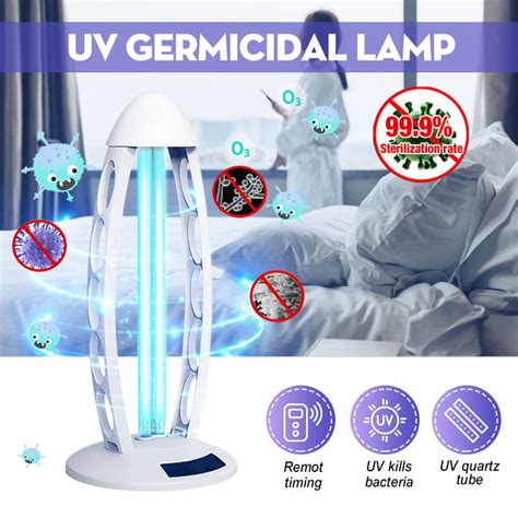 uv lamp portable ultraviolet sterilization lamp disinfection lamp table lamp  remote