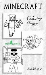 Minecraft Printable Coloring Pages Kids Printables Party Värityskuvia Activities Birthday Toddlers Clipart Read Awesome Boys Games Little Lahjat Crafts Choose sketch template