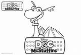 Coloring Pages Doc Mcstuffins Stuffy Dragon Printable Kids sketch template