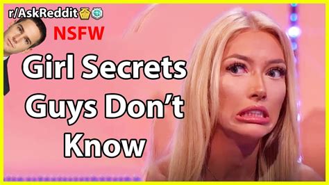 Girls Reveal Secrets Guys Dont Know About Them Reddit Funny Sex