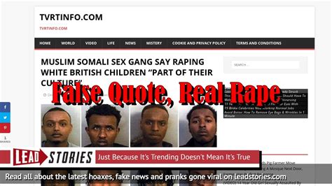 fake news muslim somali sex gang did not say raping white british