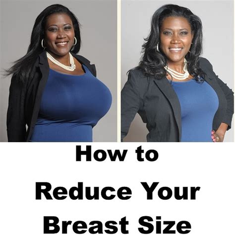 how to reduce breast size naturally without surgery