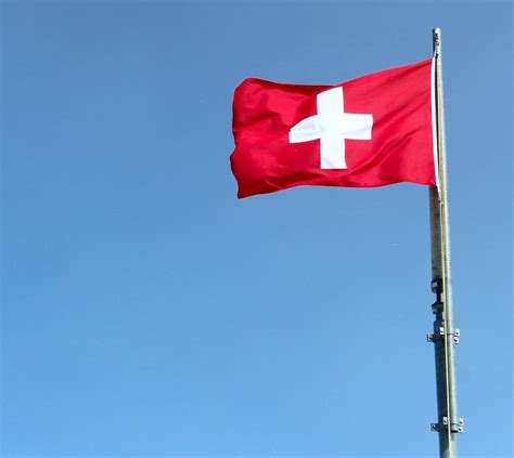 swiss flag  photo  freeimages
