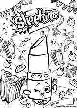 Shopkins Colorear Lippy Desenho Coloriez Shopkin Coloriages Shopkings sketch template