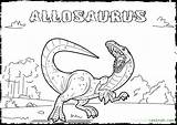 Giganotosaurus Allosaurus Raptor Disimpan sketch template