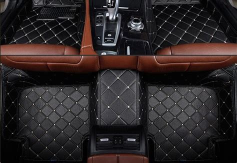luxury car floor mats custom fit  hyundai    car styling auto