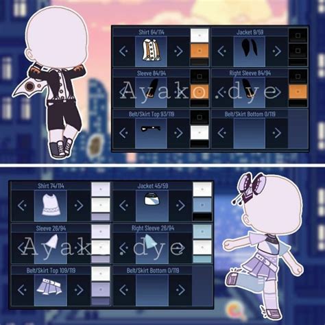 Pin Em Gacha Life Outfit And Hairstyle Ideas