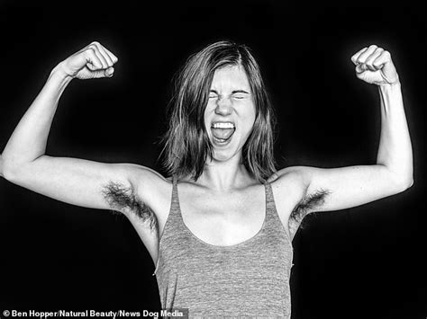 women who don t shave armpits are featured in a stunning photo series