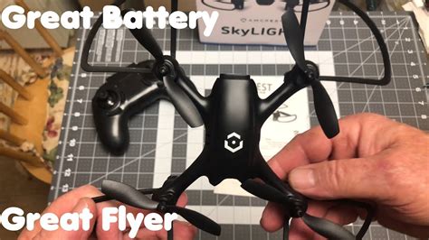 amcrest skylight mini drone wled light training drone review  youtube