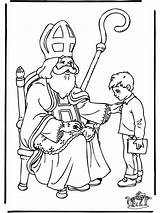 Nikolaus Sankt Ausmalbilder Anzeige sketch template