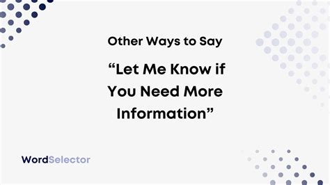 ways          information wordselector