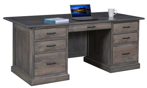 urban solid wood executive desk
