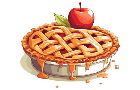 apple pie vector illustration graphic  gfxexpertteam creative