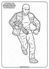 Finn Fighter Trooper Clone sketch template