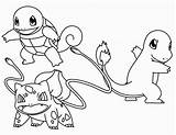 Charmander Bulbasaur Squirtle Dibujar Imprimir Cartas Paracolorear Seleccionar Cumpleaños sketch template
