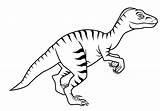 Velociraptor Coloring Pages Clipart Dinosaur Kids Print Printable Raptor Color Drawing Clip Sheets Cliparts Hunting sketch template