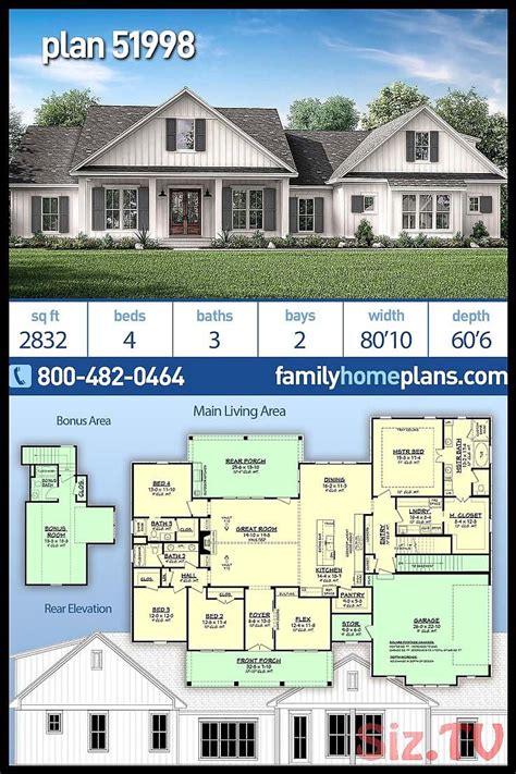 farmhouse home plan   bedrooms   bathrooms  family home plans country house