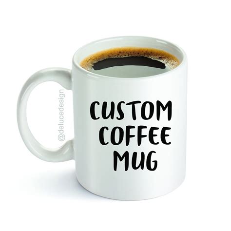 custom coffee mug personalized  message words   joke