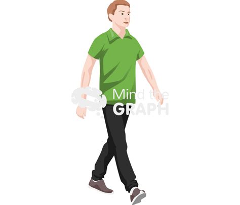 man walking casual
