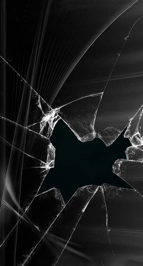 glass is cracked display screen black wallpaper sc iphone6splus